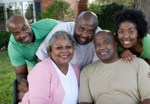 Group of family members